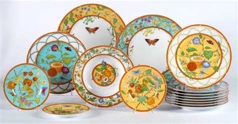 Sold at Auction: Hermes Siesta Island Porcelain Dinner Service